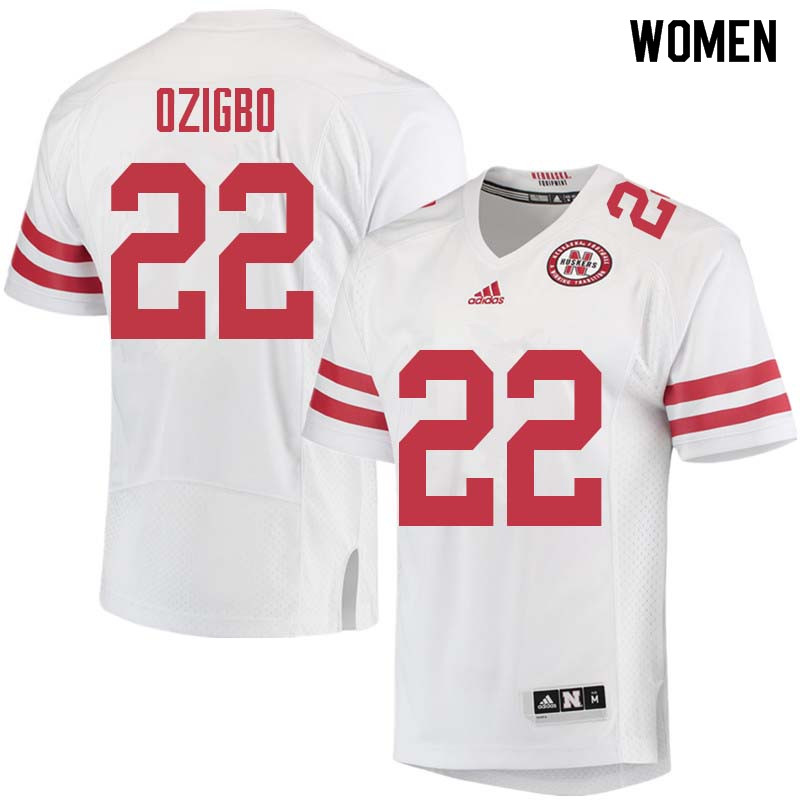 Women #22 Devine Ozigbo Nebraska Cornhuskers College Football Jerseys Sale-White